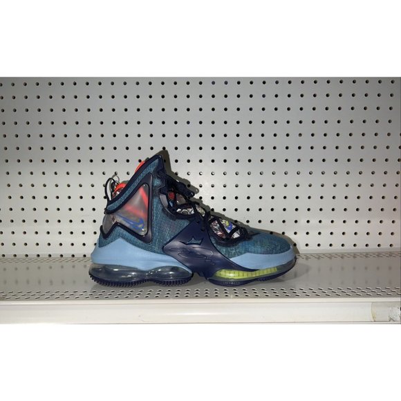 Nike Other - Nike LeBron 19 Fast Food Dutch Blue Mens Basketball Shoes Size 10 CZ0203-400